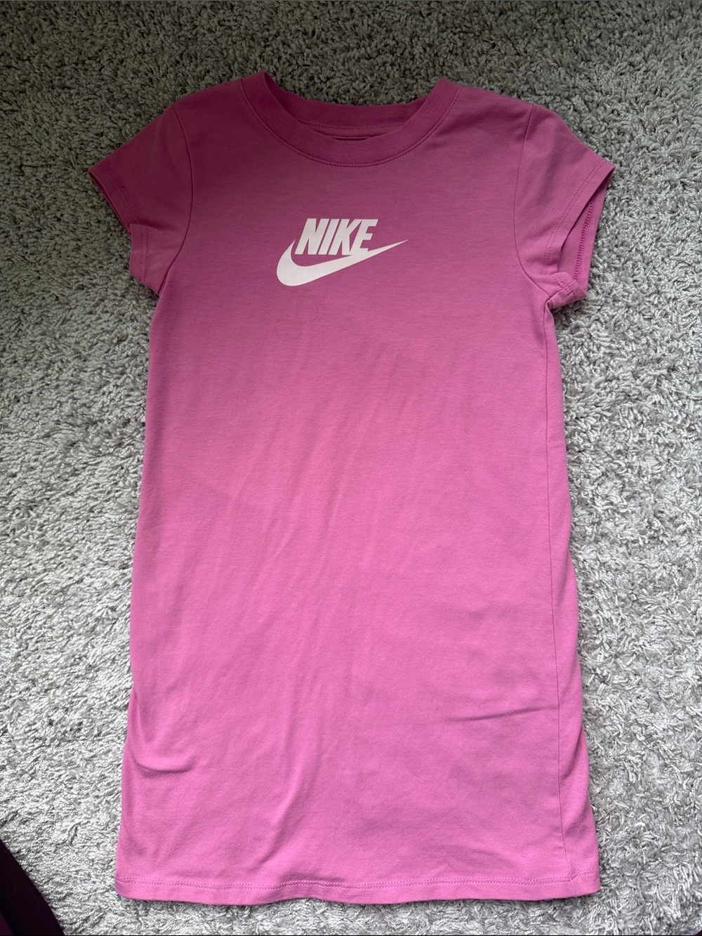 Nike Kids Pink Logo dress with White Swoosh
